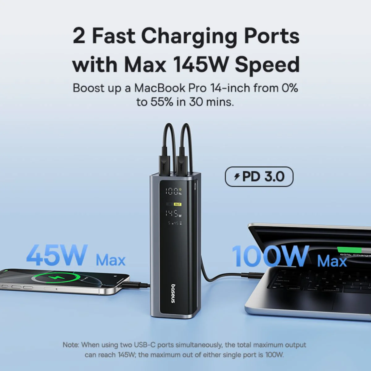 Baseus EnerGeek GP12 Power Bank 145W 20800mAh - Image 6