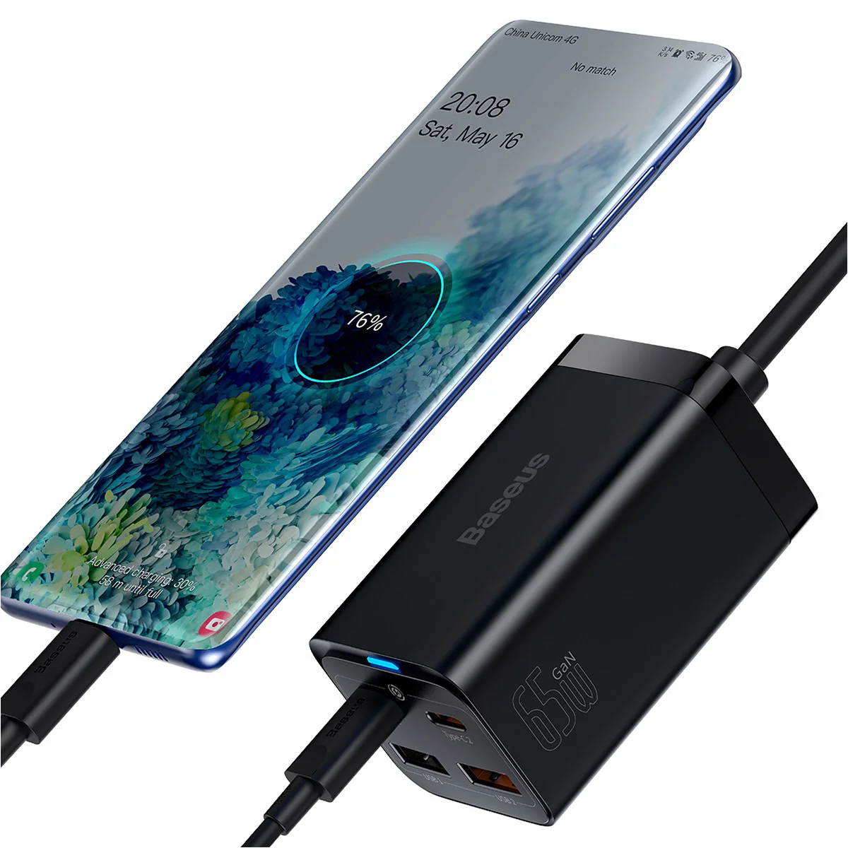 Baseus GaN3 Pro 4 Ports Desktop Charger 65W - Image 10