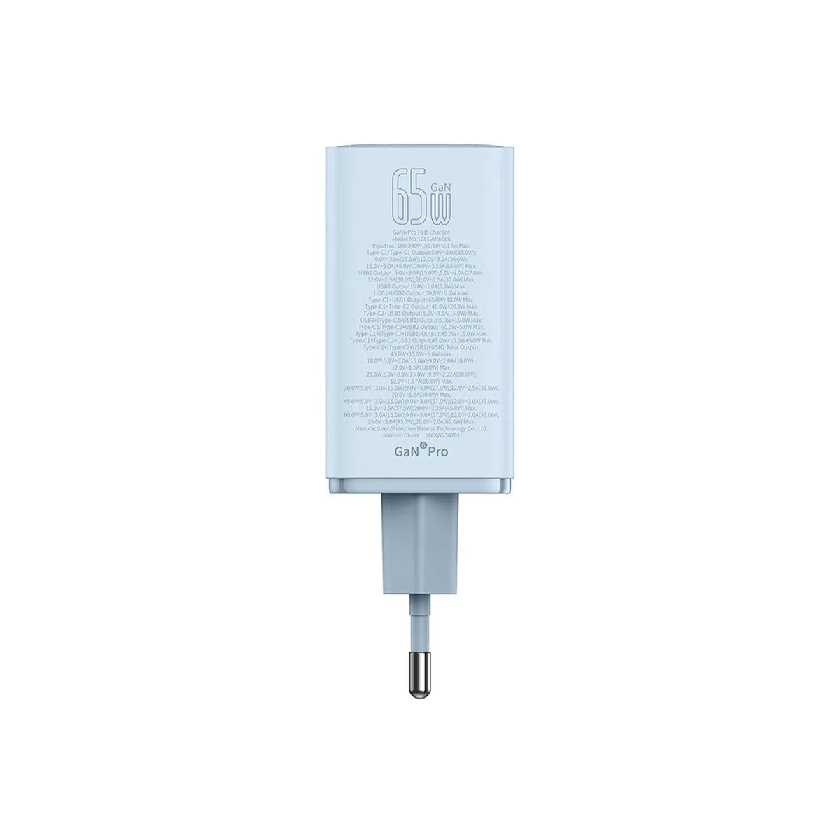 Baseus GaN6 Pro 4 Ports Fast Charger 65W - Image 12