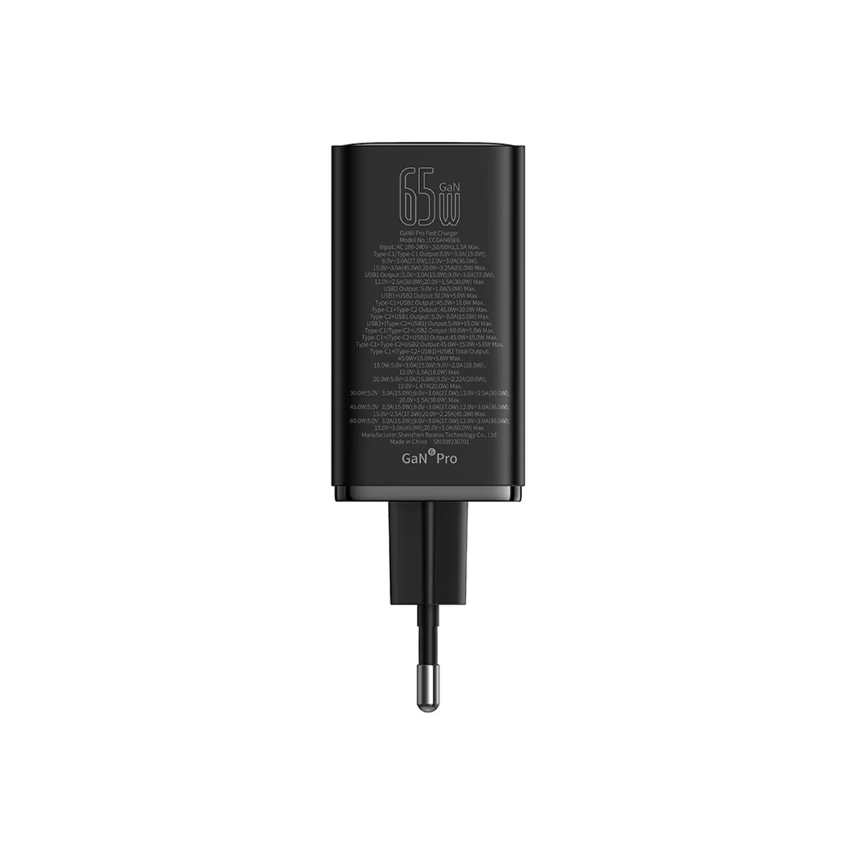 Baseus GaN6 Pro 4 Ports Fast Charger 65W - Image 5