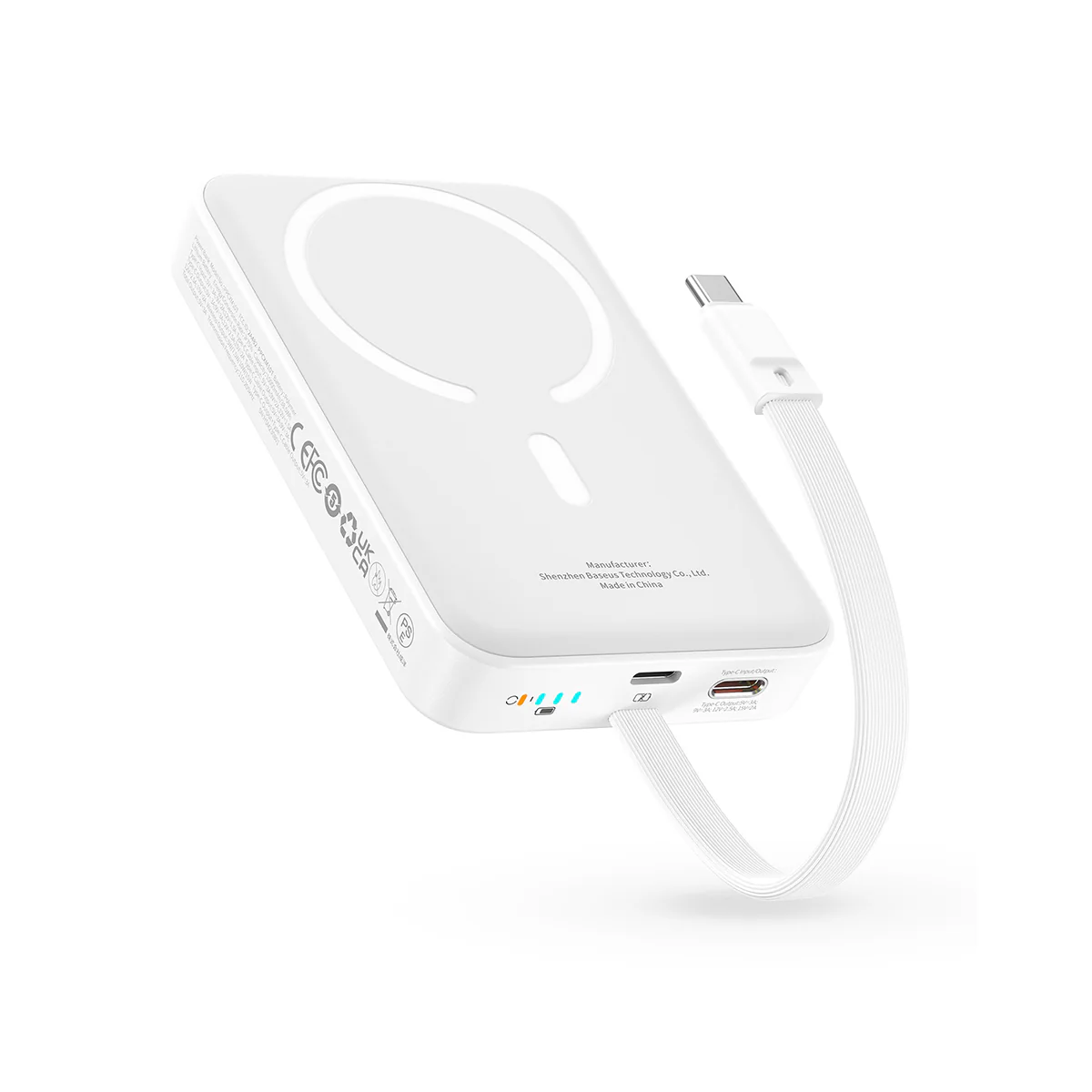 Baseus Magnetic Power Bank 30W 10000mAh With Built-in USB-C Cable - Image 11