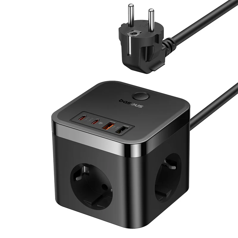 Baseus PowerCombo Cube 7-Ports Power Strip 30W - Image 4